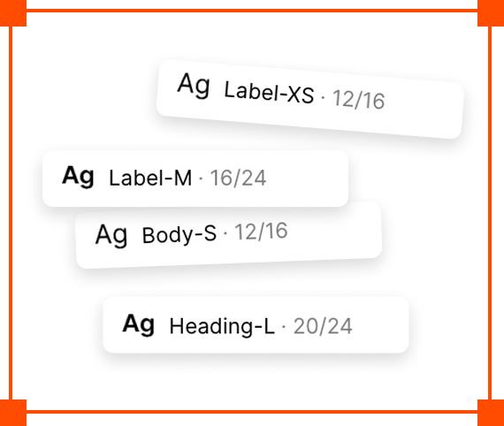Typography scale annotation